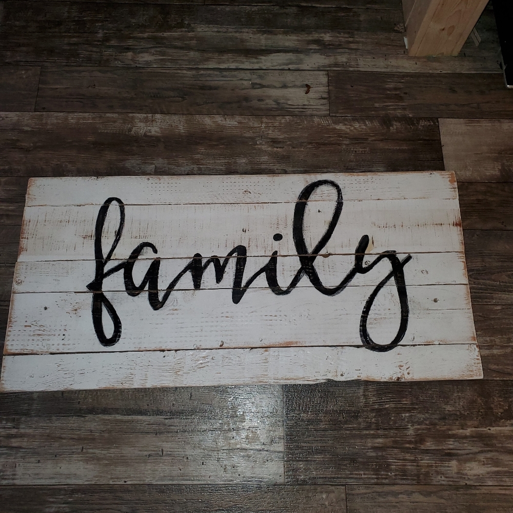 Family sign